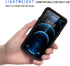 Lanhiem Waterproof Dustproof Shockproof Case for iPhone 12 - Built-in Screen Protector, Full Body Cover, Black