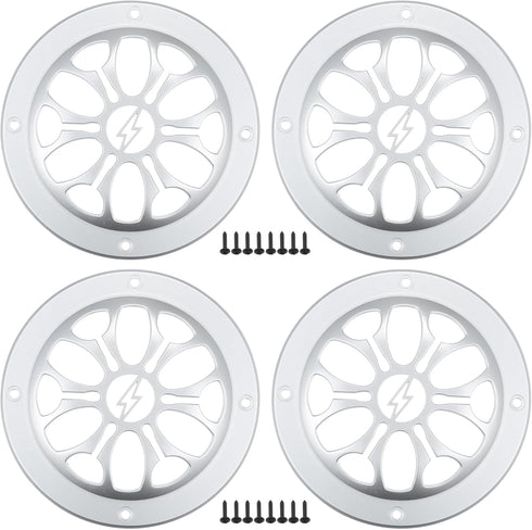 ACROPIX 3" Car Speaker Grills Cover | Round Audio Speaker Subwoofer Guard Protector (Pack of 4)