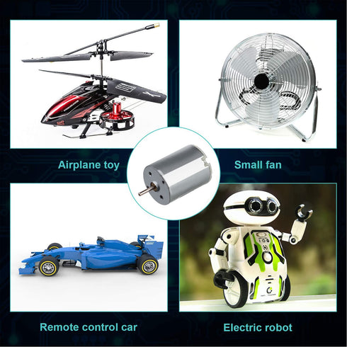 5Pcs 3V-12V 280 DC Motor Electric Motor Micro Motor Mini Electric Motor for RC Boat Model Toys DIY, Science Experiments