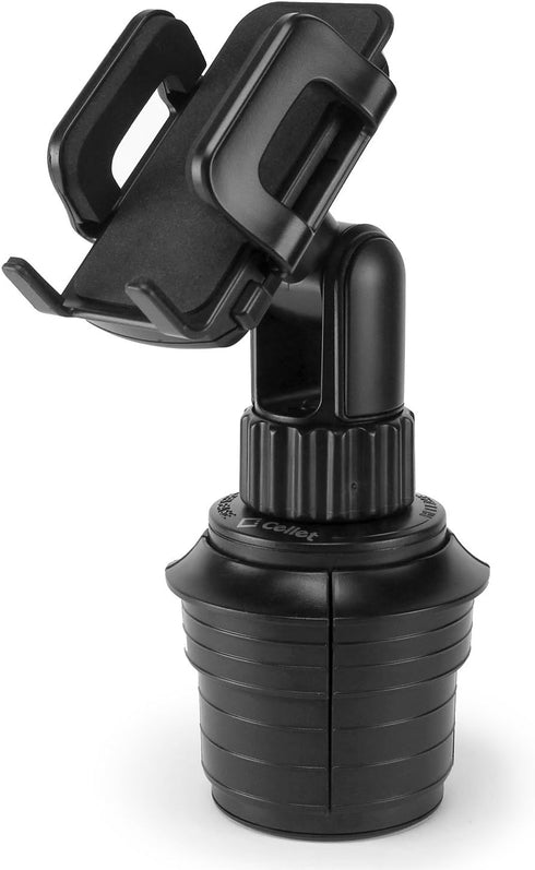 Cellet Car Phone Holder Mount, Cup Phone Holder for Apple iPhones, Samsung Galaxy, Motorola Moto Google Pixel (Fits