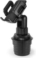 Cellet Car Phone Holder Mount, Cup Phone Holder for Apple iPhones, Samsung Galaxy, Motorola Moto Google Pixel (Fits