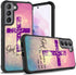 for Galaxy S22 Case, Heavy Duty 3 in 1 Hybrid Hard PC + Soft Silicone Shockproof Protective Case, 6.2 inch