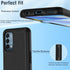 JXVM for OnePlus Nord N200 5G Case - Dual Layer Heavy Duty Protective Cover with Non-Slip Textured Back (Black)