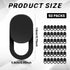 LXUEJIE 50Pcs Webcam Cover Slide, Phone Camera Cover, Cameras Blocking Stickers Front Cameras Covers for Phone, Camera