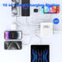 166W GaN 10-Port USB C Charging Station, PD20W QC18W Fast Charging Wall Charger for iPhone 15/14/13/12/11
