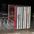 Pmsanzay Clear Acrylic CD DVD Holder, Storage Box for 14 Standard CD Cases, Media Shelf Organization
