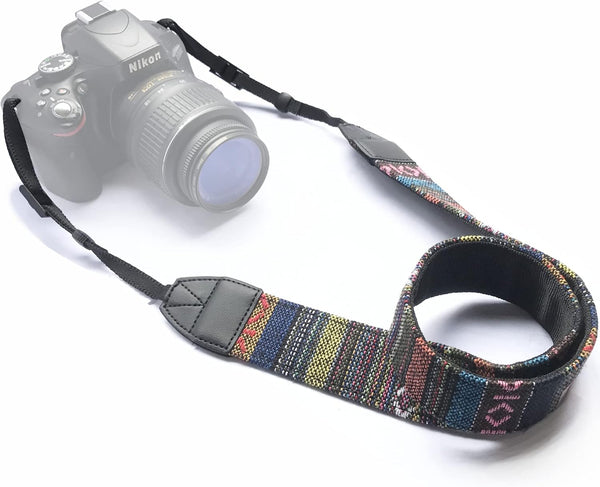 Camera Neck Shoulder Belt Strap for Women/Men for All DSLR/Nikon/Canon/Sony/Olympus/Samsung (Vintage)