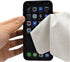 Earnestine 10 Pack Soft Suede Fabric 6" x 7" Eyeglass Cleaning Cloth, Microfiber, Lint Free