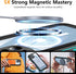 Temdan Magnetic Waterproof Case for iPhone 14 - Blue, Compatible with MagSafe, IP68 Underwater, Built-in Camera Lens &