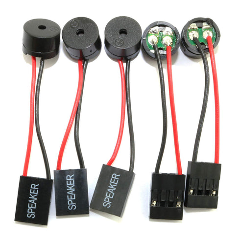 5pcs Mini Onboard Case Speaker for PC Computer Board, Motherboard Buzzer Beep Alarm