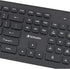 Verbatim 2.4Ghz Wireless Slimline Keyboard with Plug And Play USB Receiver Compatible with PC, Laptop