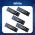 iPistBit 5 0.91 Inch I2C 128x32 SSD1306 ESP32 Pcs OLED Display Module, Pixel Luminous OLED Screen Board Compatible