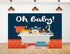 KeyWork 10x7ft Oh Baby Bathroom Theme Photography Backdrop Kids in Bathtub Design with