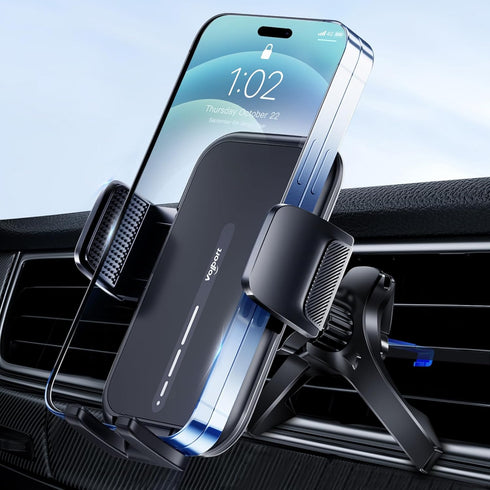 volport RAV4, Vent Phone Mount for Car, Hands Free Air Vent Clip Cellphone Holder with Deep Wide Clamp, Universal