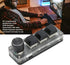 SUNGOOYUE USB 3 Key Keypad, Multifunctional Shortcut RGB Backlight Mini Mechanical Keyboard for Gaming