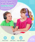 C3 Kids Headphones Wired, On-Ear for Boys Girls with 3.5mm Jack, Foldable, Adjustable, Purple