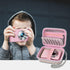 Digital Camera Case for CAMKORY/Kodak Pixpro/VAHOIALD/Sony DSCW800 830/Canon PowerShot 180 190 - Kids Vlogging Holder