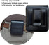 Leather Phone Pouch for Samsung Galaxy Z Flip 5/4/3, Belt Holster Case with Clip for Motorola Razr + 2023, Black