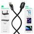 USB C to Ethernet Cable 20 FT, Type C to RJ45 Network Adapter, Gigabit, Braided, Directly Connected, Thunderbolt 4/3