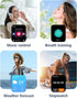 GRV Smart Watch for iOS and Android, IP68 Waterproof Fitness Tracker with Heart Rate/Sleep Monitor