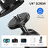 ATUMTEK 1/4" 3/8" 360 GoPro/Insta360/INSTAX/DJI Super Camera Clamp Mount with and Threads, Dual Ballhead Magic Arm Ball