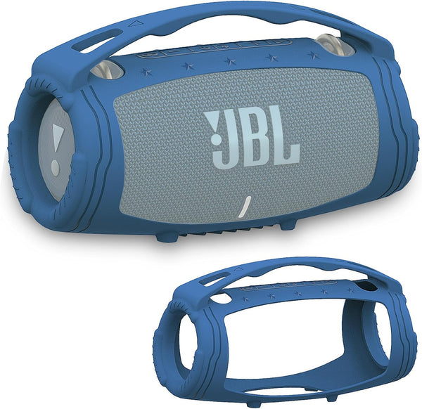 Silicone Cover Case for JBL Xtreme 3 Portable Bluetooth Speaker, Blue Soft Skin Sleeve