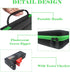 9V 7 Pack 111 Battery Organizer Storage Case with Tester for AA AAA C D Battery Holder Batteries Variety Batteries Mesh