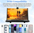 12" 3D 12inch) Screen Amplifier for Cell Phone, HD Amplifiers Projector Horizontal Screen Enlarger for Movies, Videos
