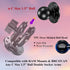BRCOVAN 1.5'' Ball Mount Base with Aluminum Alloy AMPS Hole Round Plate & 1.5'' TPU Ball Adapter