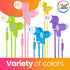 Bulk Earbuds Bits, 10 Pack Colorful in-Ear Earbuds, 3.5mm Stereo Earphones for Schools, Kids, Classrooms & Libraries