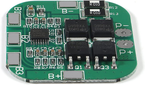 4PCS 20A 14.8V Lithium BMS PCM Protection PCB Board Module for 18650 Battery with Overcharge, Over Discharge, Short