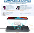 Wireless Car Charger Pad Qi Charging Mat Fast 15W Quick Charge Adapter for iPhone 14 13 12 Pro Max 11 8 Plus