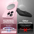 Chalk Pink iPhone 14 Pro Case, Silicone Shockproof, MagSafe Compatible, Full Camera Protection & 2 Screen Protectors.