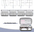 MOSISO 4 2 Electronic Organizer Travel Case Compatible with MacBook Power Adapter, Compatible with Magic Mouse