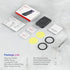 PROfezzion Magnetic Wallet Card Holder for MagSafe, RFID Blocking Hard Shell for iPhone 15 14 13 12 Plus Max