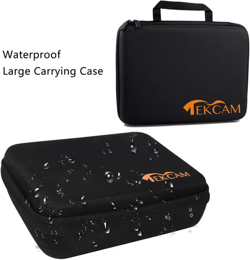 Large Carrying Case for Action Camera, Compatible with GoPro Hero 13 12 11 10 9 8 7 6 and Others
