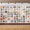 CapiSco White Bookshelf Photography Backdrop 7x5FT Bookcase Library Photography Background for Office &
