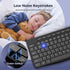 Wired Quiet Multimedia USB Computer Keyboard, Silent with Low Profile Chiclet Keys, Full Size for Laptop/Desktop