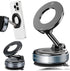 GQKJWJH 2026 Vacuum Magnetic Upgraded 360 Phone Holder, Car Phone Mount, for Car/Gym/Mirror/Smooth