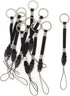Honbay 10PCS Black Nylon Straps Lanyards - Detachable Buckle for Flashlight, Cell Phone, USB Drive, and More