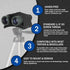Universal Binocular Tripod Mount - 1/4-20 for Stable Connecting Binocular and Tripod, Compatible with Most