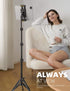 Lamicall Tablet Floor Tripod Stand, 64.9" Adjustable Height Holder for iPad Pro, Mini, Air, iPhone and 4.7-13" Tablets