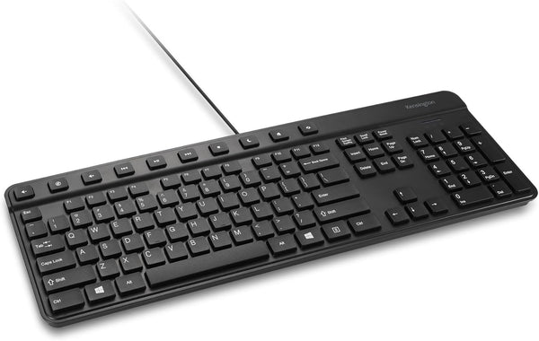 Kensington Simple Solutions Wired Keyboard TAA-Compliant (K55113US), Black Color