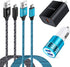 Android Phone Fast Charger for Samsung Galaxy J8 J7 J6 J5 J4 J3 J2, Moto E/E5 Play/E5 Plus/G5 Plus/G6 Play, LG Stylo 2