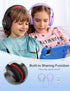 Headphones for Kids, Over Ear Kids Headphones with Microphone, 85dB/94dB Safe Volume Limit for School, Online Study,