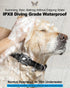 IPX8 Waterproof Airtag Holder for Dog Collar, Removable Metal Buckle Strap, Ultralight Hard TPU Compatible with Apple