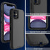 iPhone 11 Case, Heavy Duty Shockproof Protective Phone Case with Dual Layer Protection - Black