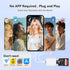 MaxRenard SD Card Reader for iPhone,Dual-Port Micro SD Card Reader USB C & L,Micro SD Card Adapter,Digital Camera