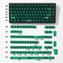 Transparent Green Keycaps, Backlit Clear Crystal Keycap, 156 Keys PBT Cherry Profile Custom Keyboard Keycap Set for 60%