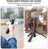 Yunseity 7.5in-20.8in Selfie Stick Tripod for Action Cameras, Extendable Tripod Stand with Magnetic Suction Quick